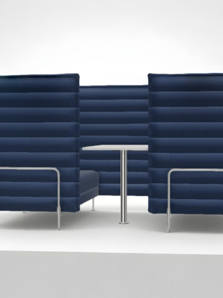 Vitra Alcove Cabin 4-Sitzer (Xtra-Highback, Blau)