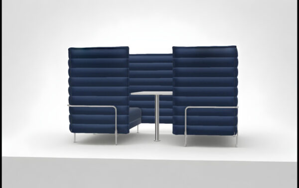 Vitra Alcove Cabin 4-Sitzer (Xtra-Highback, Blau)