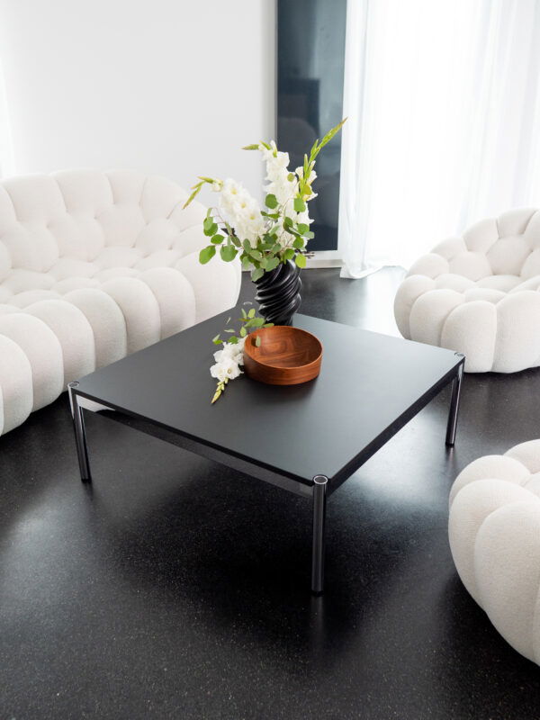 USM Haller Couchtisch (75cm x 75cm, Schwarz lackiert) – Bild 2