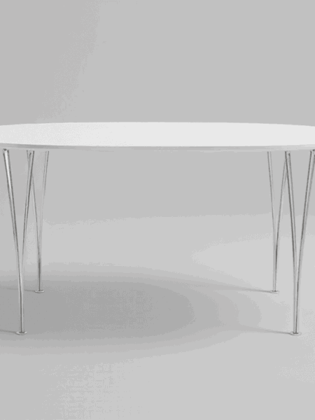Fritz Hansen Elliptical Tisch (Weiß, B 195 x T 72 x H 90cm)